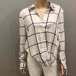 NWT white BCBG flannel *multiple